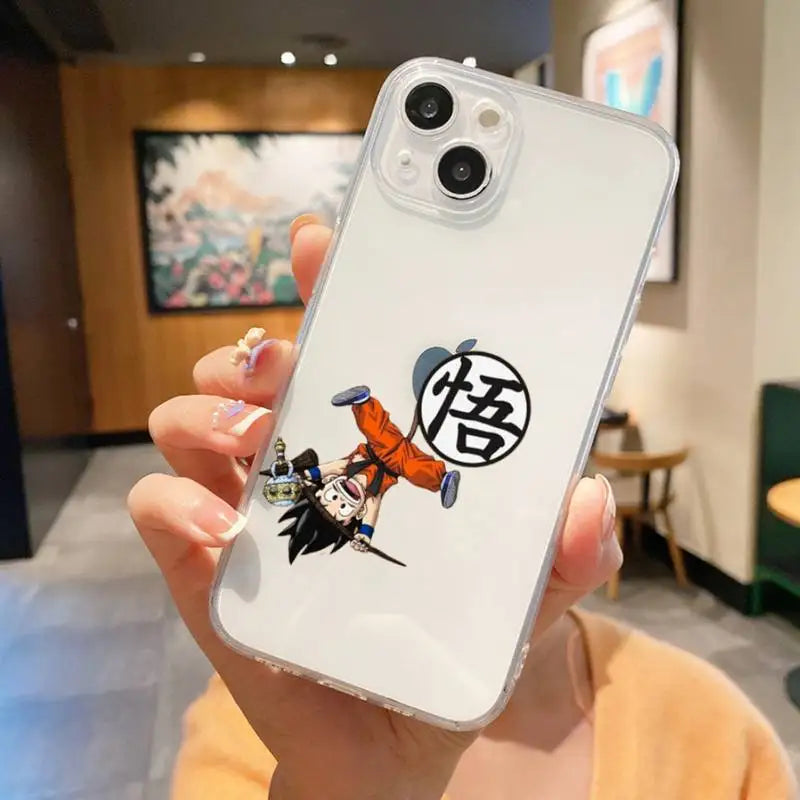 Coque iPhone Dragon Ball Goku Canne de Karin