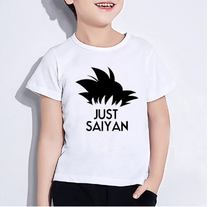 DBZ - Camiseta infantil Just Saiyan