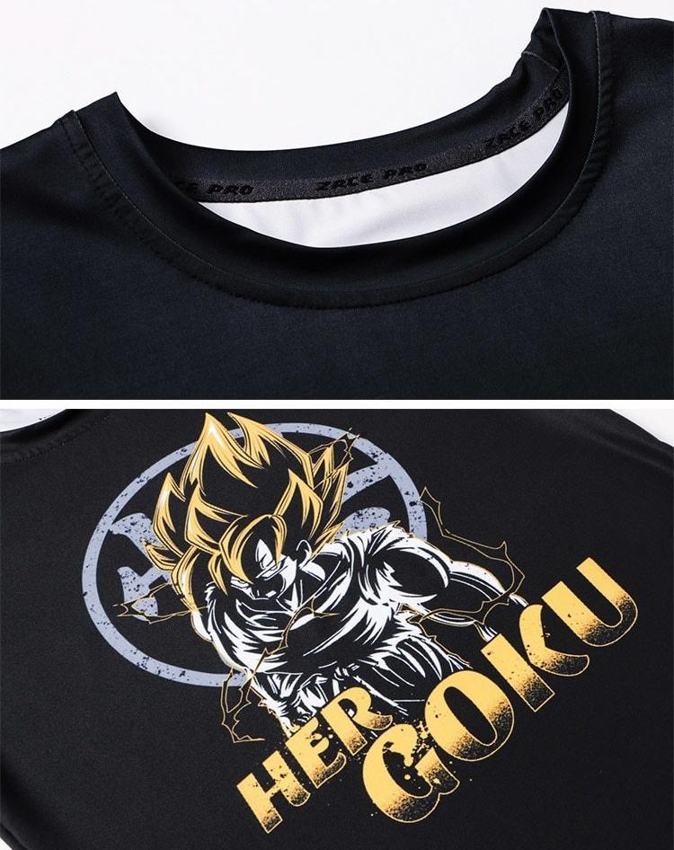 T-Shirt Compression Her Goku